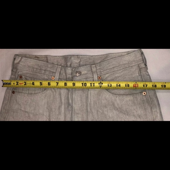 Levi 501 Jeans Straight Fit Men’s Gray Jeans 34x34 - Picture 13 of 13